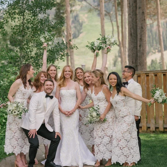 Catherine Deane BHLDN white Frida dress size 10 guipure lace